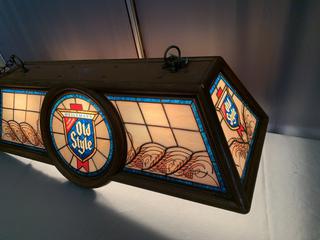 old style beer pool table light