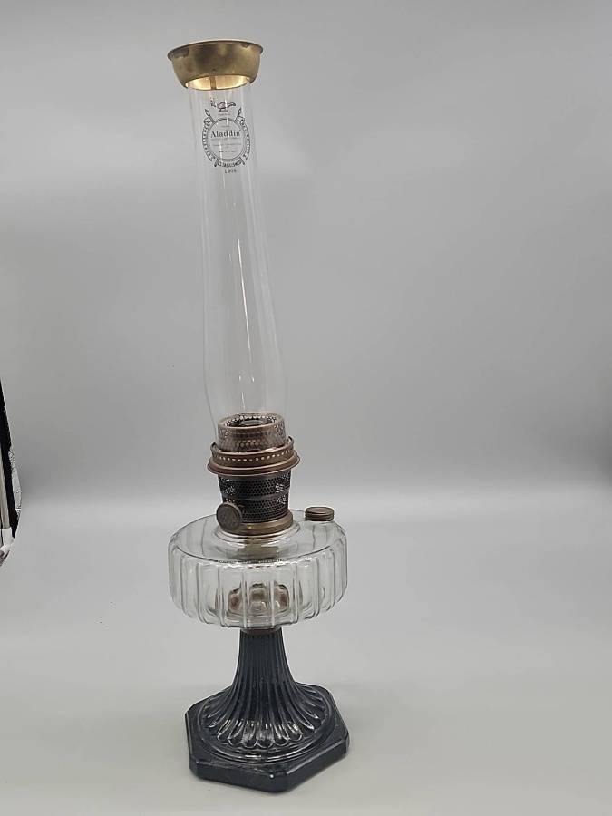 Vintage Aladdin Corinthian Oil Lamp
