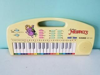 Casio EP-20 1987 Muppets Keyboard in Box Auction | Auctioneer Pro