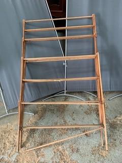 Antique Rid-Jig Space Saver JR Clark Co Wooden Drying Rack