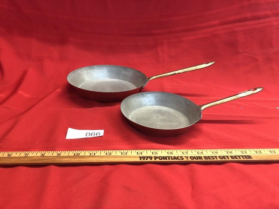 Lot of 2 Tapiol Made in Portugal Copper Skillets - Very good